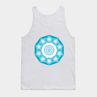 Diamond Circular Pattern Tank Top